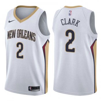 New Orleans Pelicans #2 Ian Clark Association Jersey