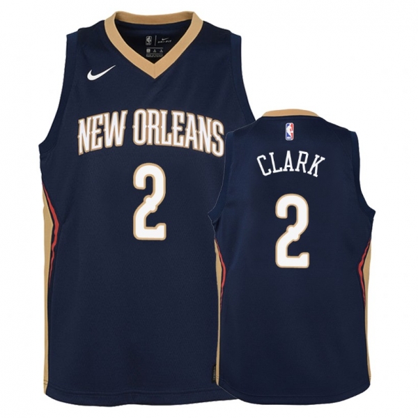 Youth New Orleans Pelicans #2 Ian Clark Icon Jersey