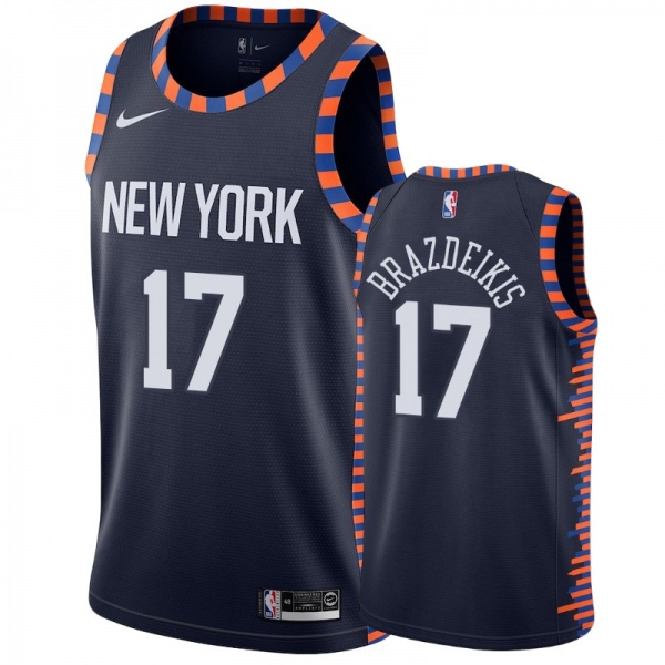 New York Knicks #17 Iggy Brazdeikis City Jersey