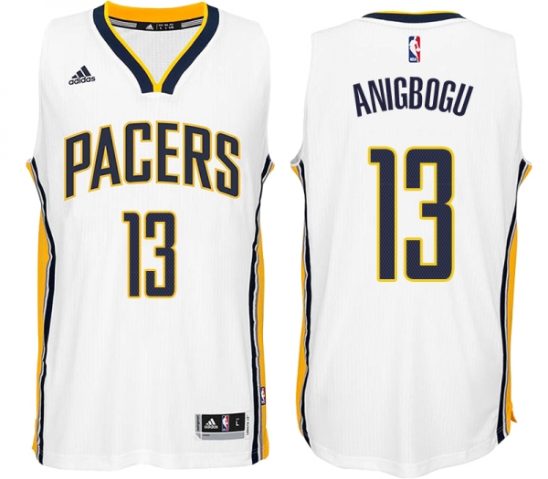 Indiana Pacers #13 Ike Anigbogu Home Jersey