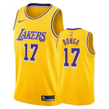 Los Angeles Lakers Isaac Bonga #17 Gold 2018-19 Icon Jersey