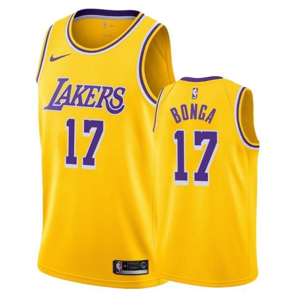 Los Angeles Lakers Isaac Bonga #17 Gold 2018-19 Icon Jersey