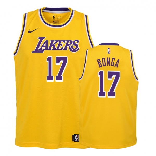 Youth Los Angeles Lakers #17 Isaac Bonga Icon Jersey