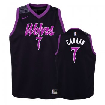 Youth Minnesota Timberwolves #7 Isaiah Canaan City Jersey