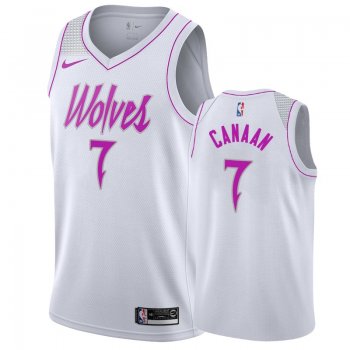 Minnesota Timberwolves #7 Isaiah Canaan Earned Jersey