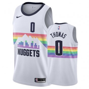 Denver Nuggets #0 Isaiah Thomas City Jersey