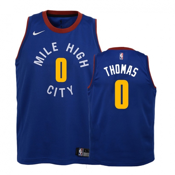 Youth Denver Nuggets #0 Isaiah Thomas Statement Jersey