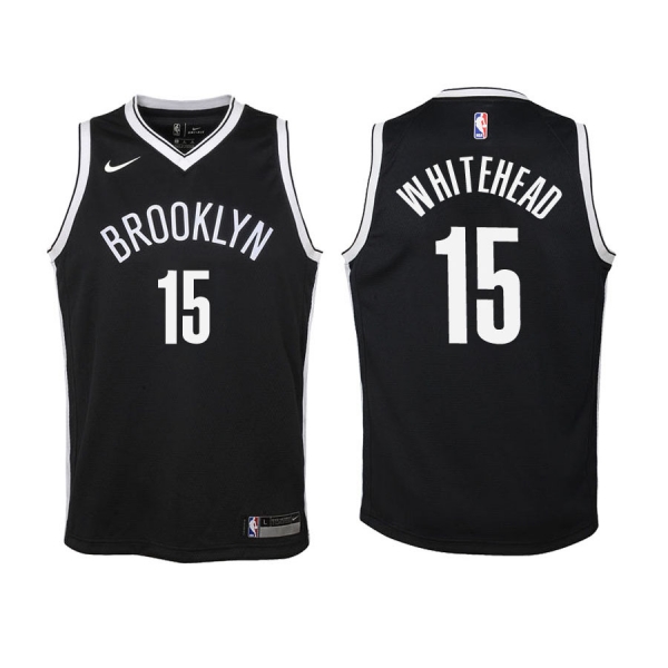 Youth Brooklyn Nets #15 Isaiah Whitehead Icon Jersey