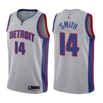 Detroit Pistons #14 Ish Smith Statement Jersey