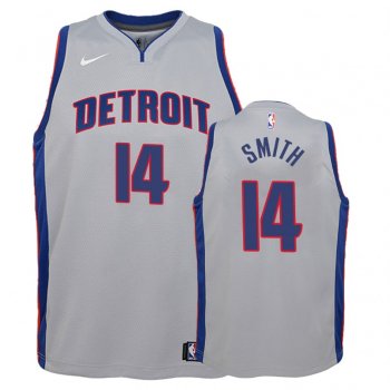 Youth Detroit Pistons #14 Ish Smith Statement Jersey