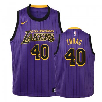 Youth Los Angeles Lakers Ivica Zubac #40 Purple City Jersey