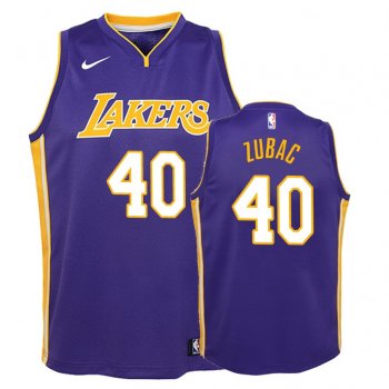 Youth Los Angeles Lakers #40 Ivica Zubac Statement Jersey