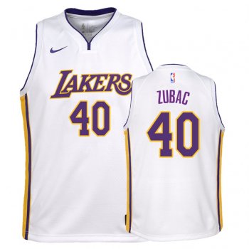 Youth Los Angeles Lakers #40 Ivica Zubac Association Jersey