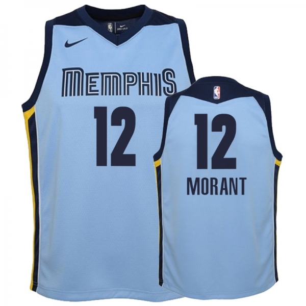 Youth Memphis Grizzlies #12 Ja Morant Statement Jersey