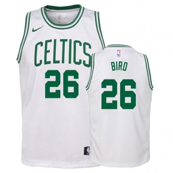 Youth Boston Celtics Jabari Bird #26 White Association Jersey