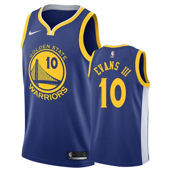 Golden State Warriors #10 Jacob Evans III Icon Jersey