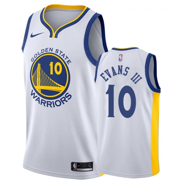 Golden State Warriors #10 Jacob Evans III Association Jersey