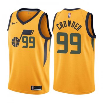 Utah Jazz #99 Jae Crowder Statement Jersey