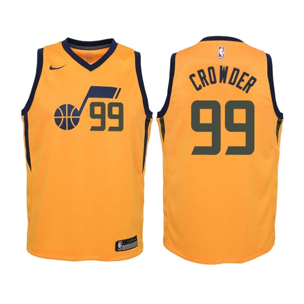 Youth Utah Jazz #99 Jae Crowder Statement Jersey