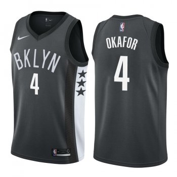 Brooklyn Nets #4 Jahlil Okafor Statement Jersey