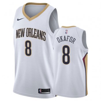 New Orleans Pelicans #8 Jahlil Okafor Association Jersey