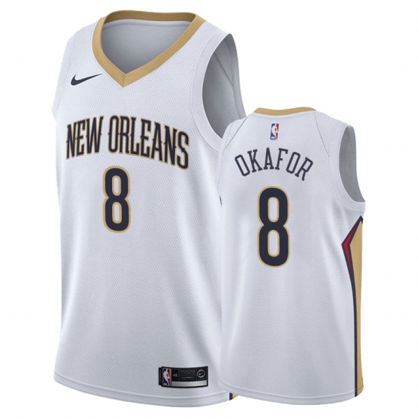 New Orleans Pelicans #8 Jahlil Okafor Association Jersey