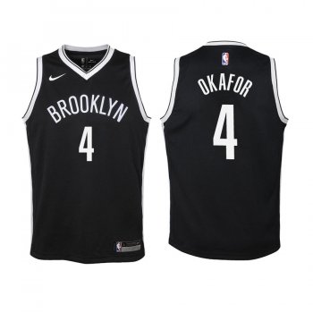 Youth Brooklyn Nets #4 Jahlil Okafor Icon Jersey