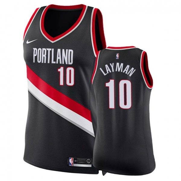 Women's Portland Trail Blazers #10 Jake Layman Icon Jersey