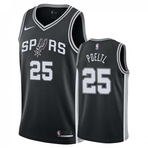 San Antonio Spurs #25 Jakob Poeltl Icon Jersey