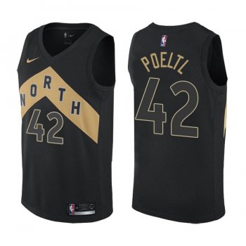 Toronto Raptors #42 Jakob Poeltl City Jersey