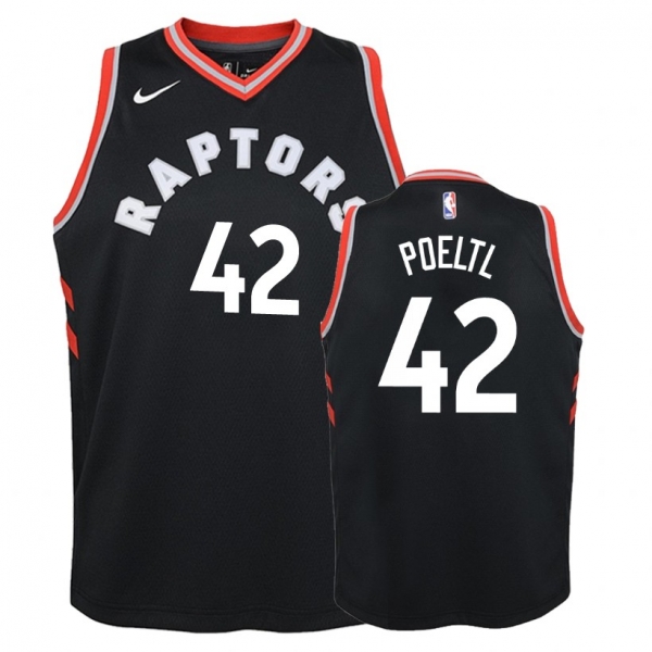 Youth Toronto Raptors #42 Jakob Poeltl Statement Jersey