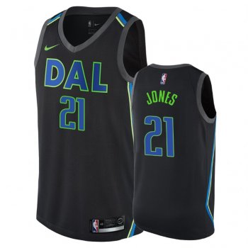 Dallas Mavericks #21 Jalen Jones City Jersey