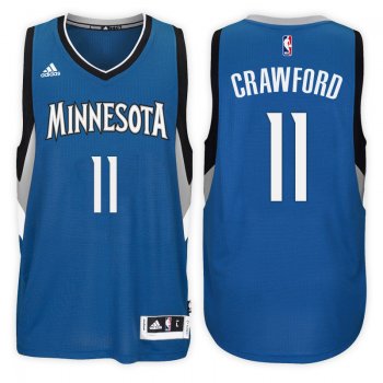 Minnesota Timberwolves #11 Jamal Crawford Road Jersey