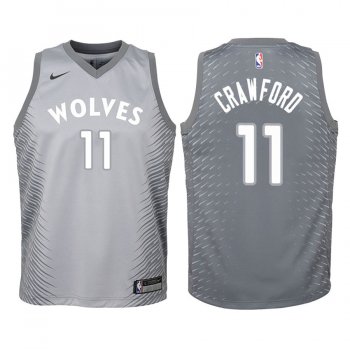 Youth Minnesota Timberwolves #11 Jamal Crawford City Jersey