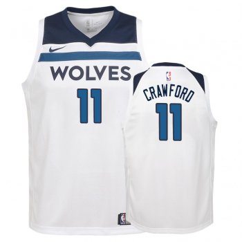 Youth Minnesota Timberwolves #11 Jamal Crawford Association Jersey