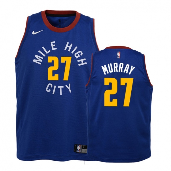 Youth Denver Nuggets #27 Jamal Murray Statement Jersey