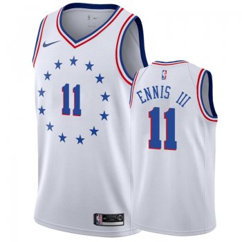 Philadelphia 76ers #11 James Ennis III Earned Jersey