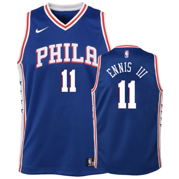 Youth Philadelphia 76ers #11 James Ennis III Icon Jersey