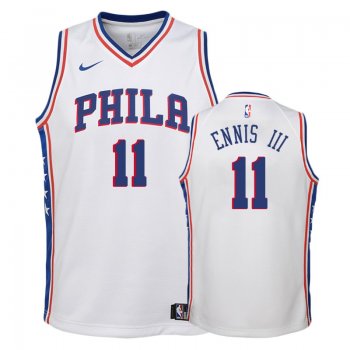 Youth Philadelphia 76ers #11 James Ennis III Association Jersey