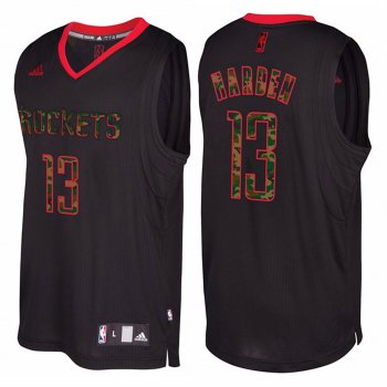 Houston Rockets #13 James Harden Camo Jersey