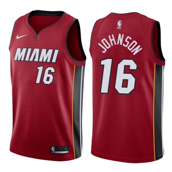 Miami Heat #16 James Johnson Statement Jersey