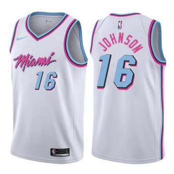 Miami Heat #16 James Johnson City Jersey