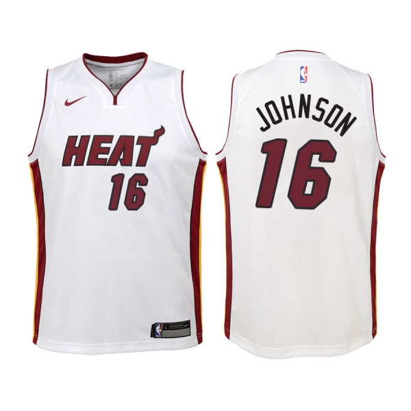 Youth Miami Heat #16 James Johnson Association Jersey