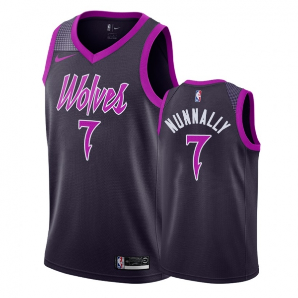 Minnesota Timberwolves #7 James Nunnally City Jersey