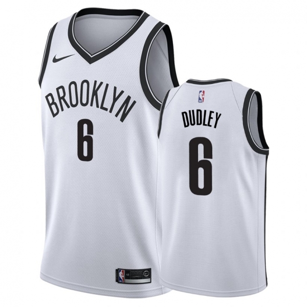 Brooklyn Nets Jared Dudley #6 White Association Jersey