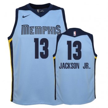 Youth Memphis Grizzlies #13 Jaren Jackson Jr. Statement Jersey