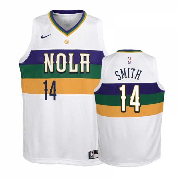 Youth New Orleans Pelicans #14 Jason Smith City Jersey