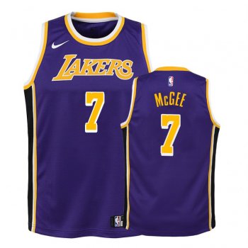 Youth Los Angeles Lakers #7 JaVale McGee Statement Jersey