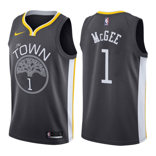 Golden State Warriors #1 JaVale McGee Statement Jersey