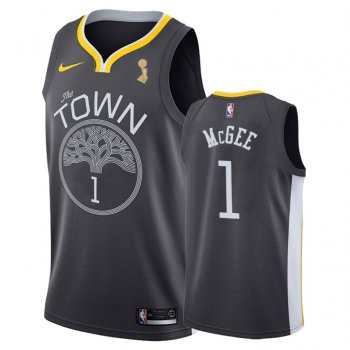 Golden State Warriors #1 JaVale McGee Statement Jersey